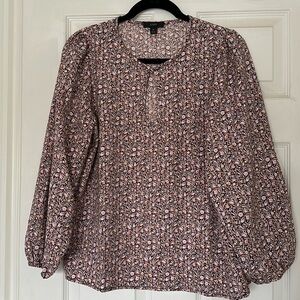 J. Crew Floral Blouse